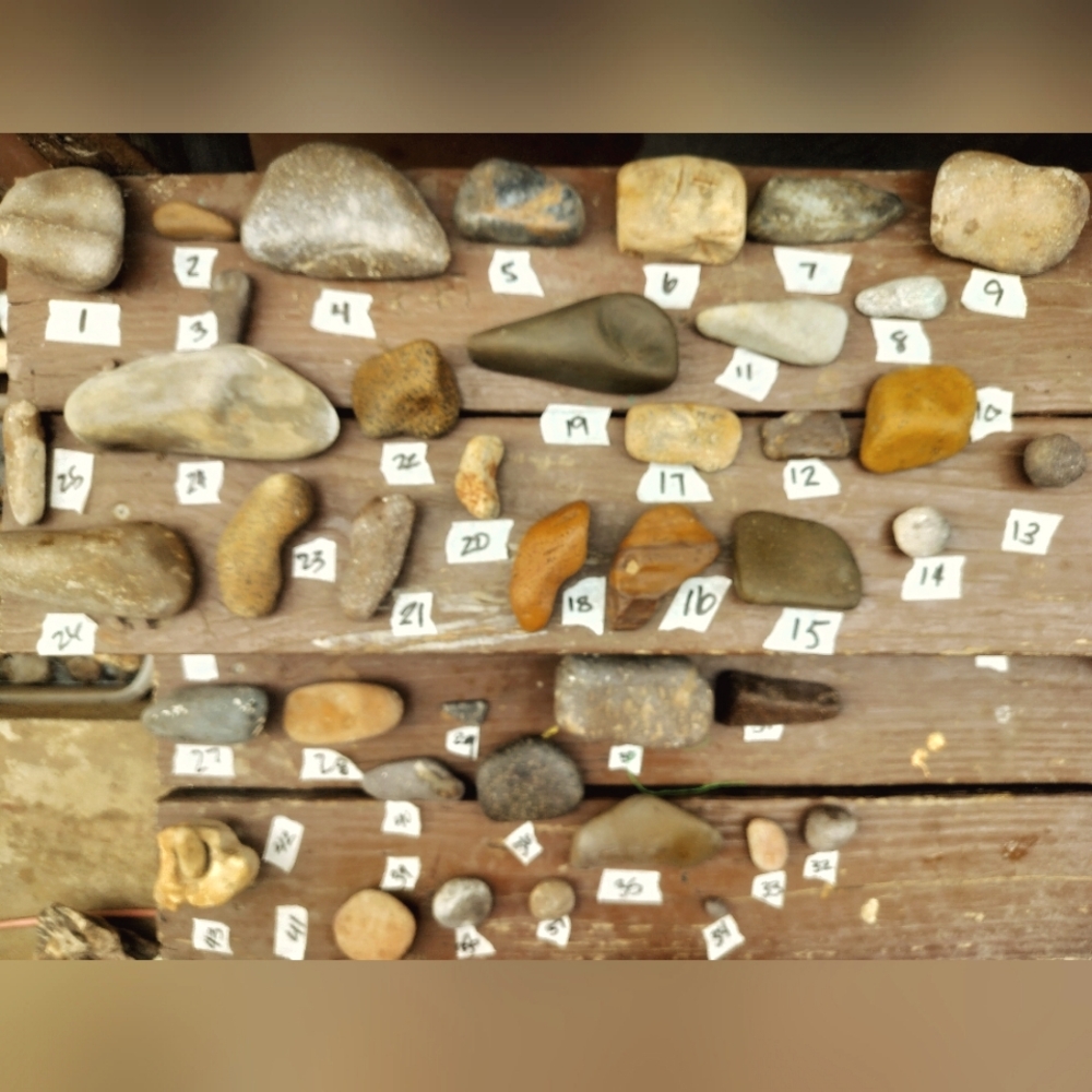 42 Assorted Native Stone Tools